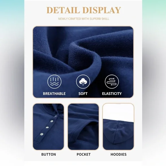 NWT women’s plus size hoodies, pullover sweatshirt Sz XXL - Picture 4 of 5